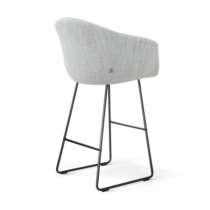 Nolon Nino-Otis barkruk grijs melange - zwart onderstel - 75 cm