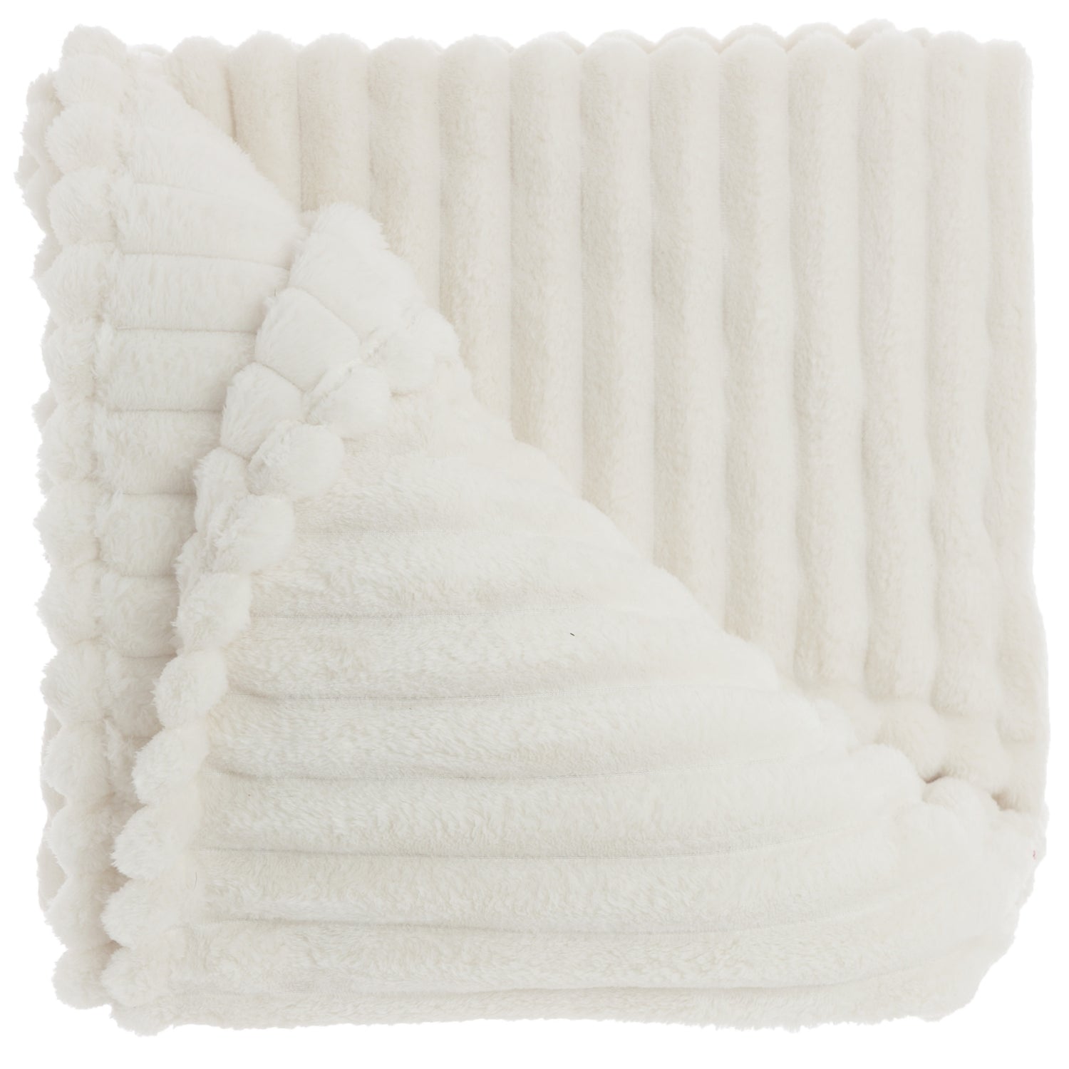 Unique Living Plaid Lex Wit - Polyester - 150x200xcm (BxHxD)