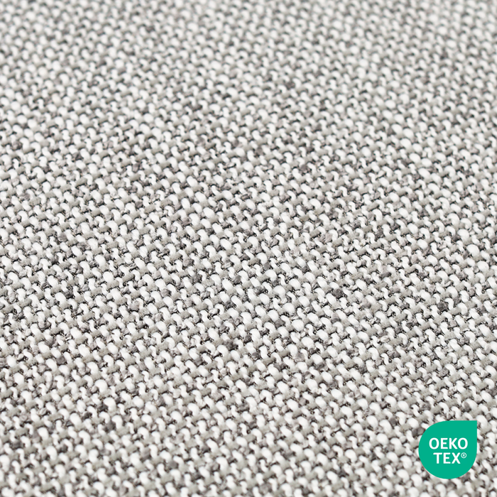 Nolon Nena-Otis Eetkamerstoel Grijs Melange - met Armleuning - Walnoot