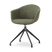 Nolon Nola-Otis draaibare eetkamerstoel forestgroen - zwart onderstel