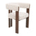 DÉJA Living - Fauteuil Beige Stof - Walnoot - 67x60x70cm - Aragon
