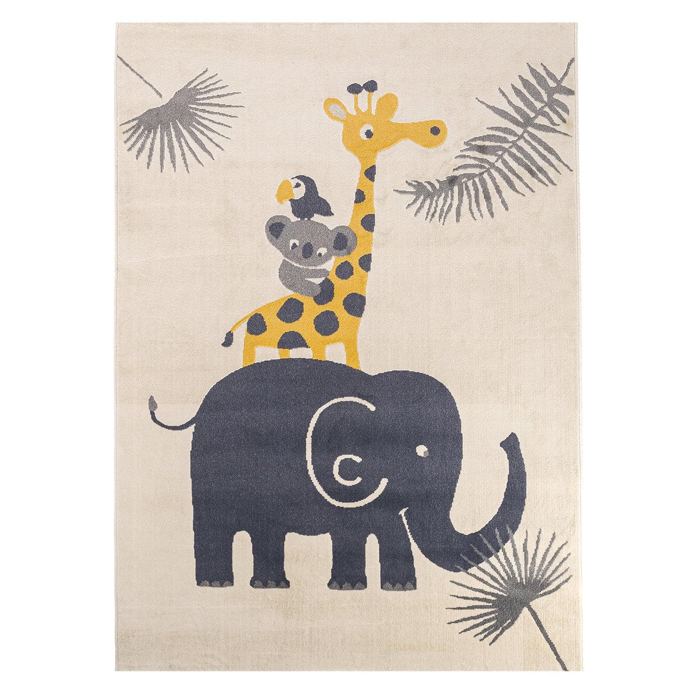 AFK Living vloerkleed Jungle - voor kinderen - veelkleurig