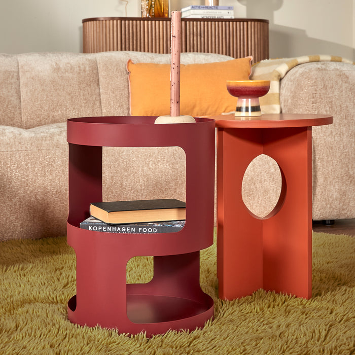 by fonQ Fuzz Vloerkleed Ø 150 cm - Olijfgroen