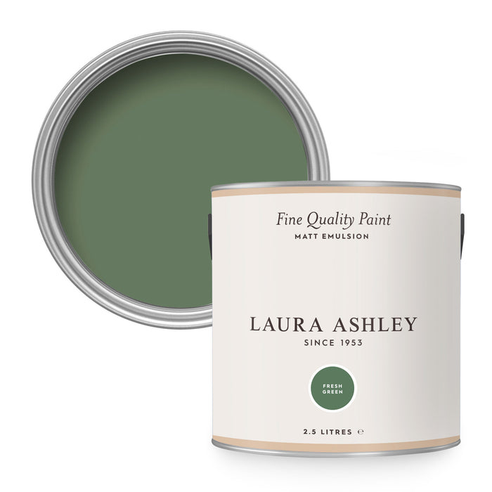 Laura Ashley Muurverf Mat 2.5L Fresh Groen