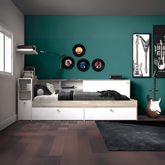 Calicosy - Bed met opbergruimte - H87,7 cm