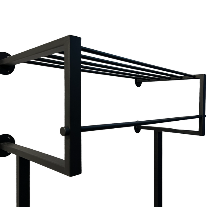 LT-Luce Kapstok Joy Royal XXL Mat Zwart 8 Haken 95 x 75cm