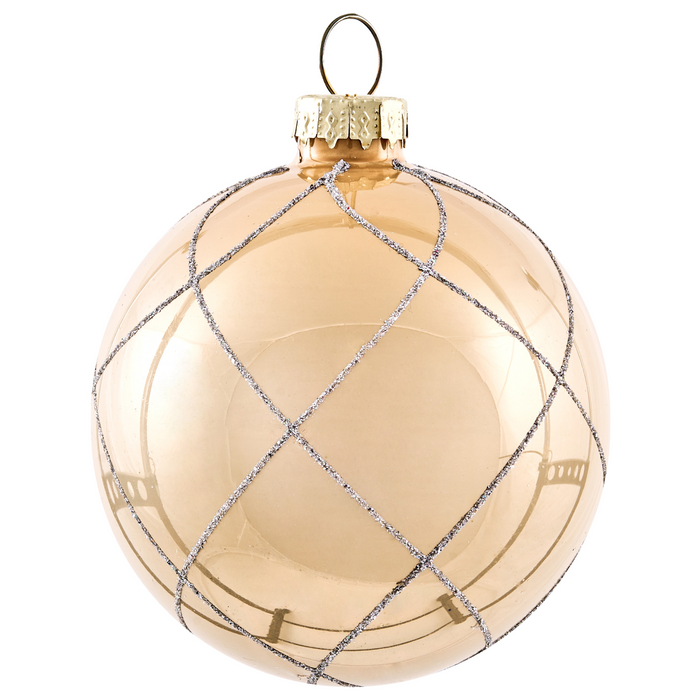 Beliani - BLING - Set van 35 kerstballen - Goud - Glas