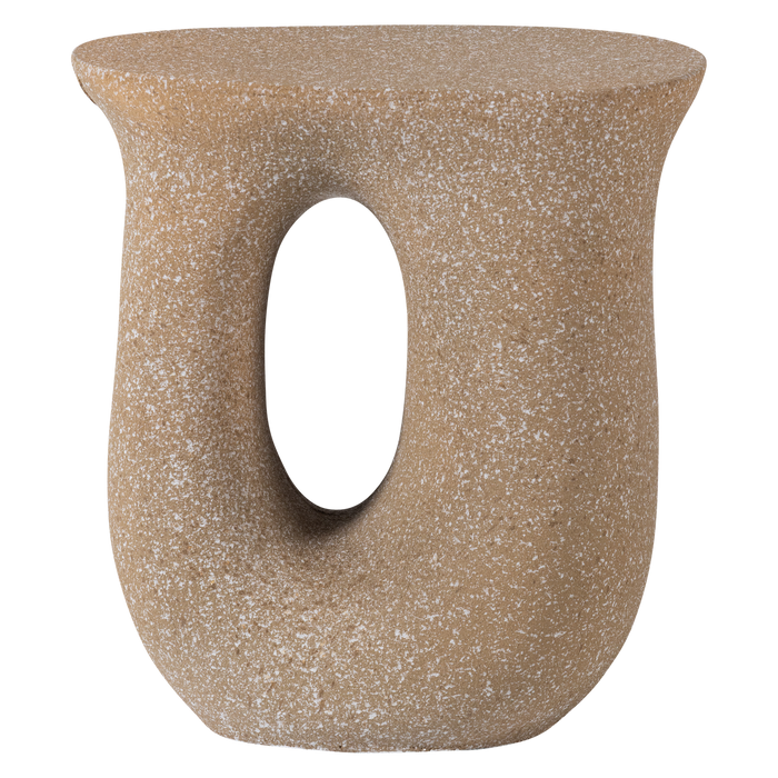 WOOOD Mason Bijzettafel Met Spikkels - Magnesium - Groen - 45x42x33