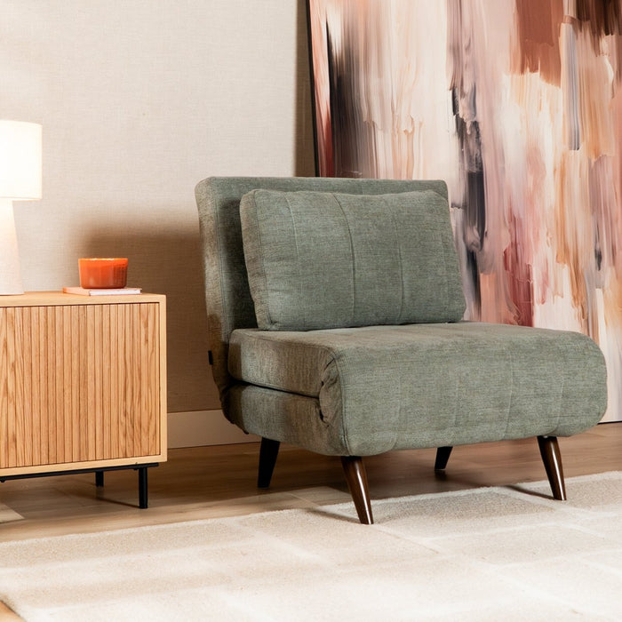 Bronx71 Slaapfauteuil Hanna gerecyclede stof groen