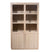 DÉJA Living - Vitrinekast Naturel Hout - 120x40x200cm - Cuenca