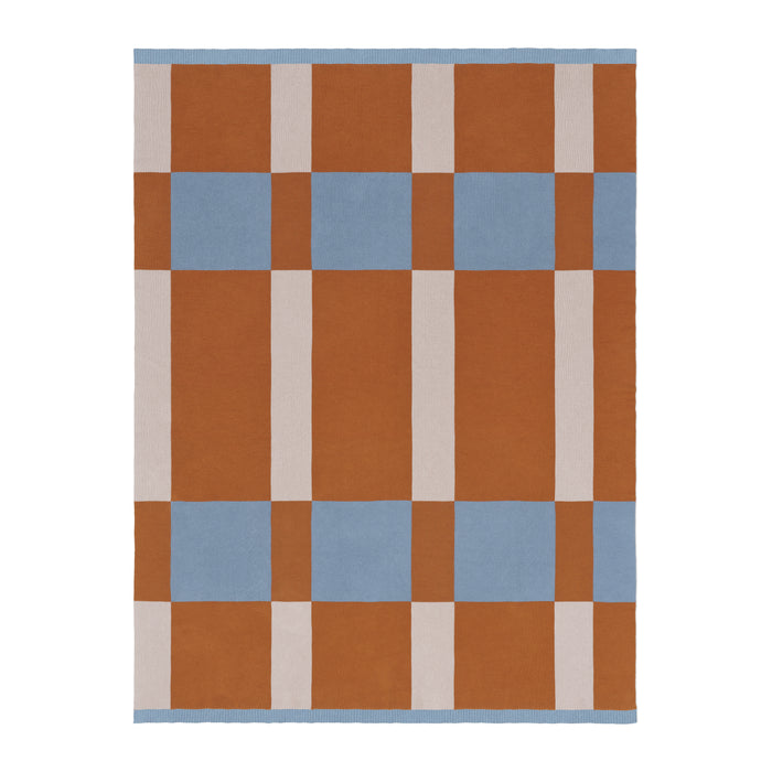 FÉST Striped Plaid 175 x 130 cm - Purple