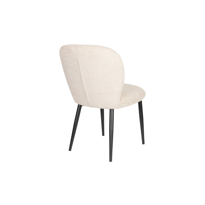 Housecraft Living Alaz Eetkamerstoelen Off-white - Set van 2 - Wit