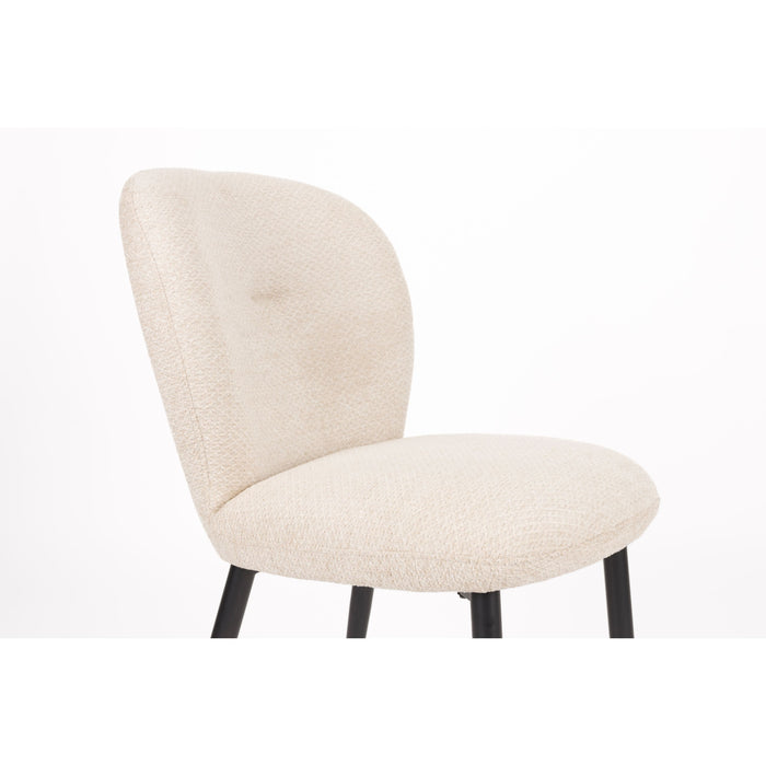 Housecraft Living Alaz Eetkamerstoelen Off-white - Set van 2 - Wit