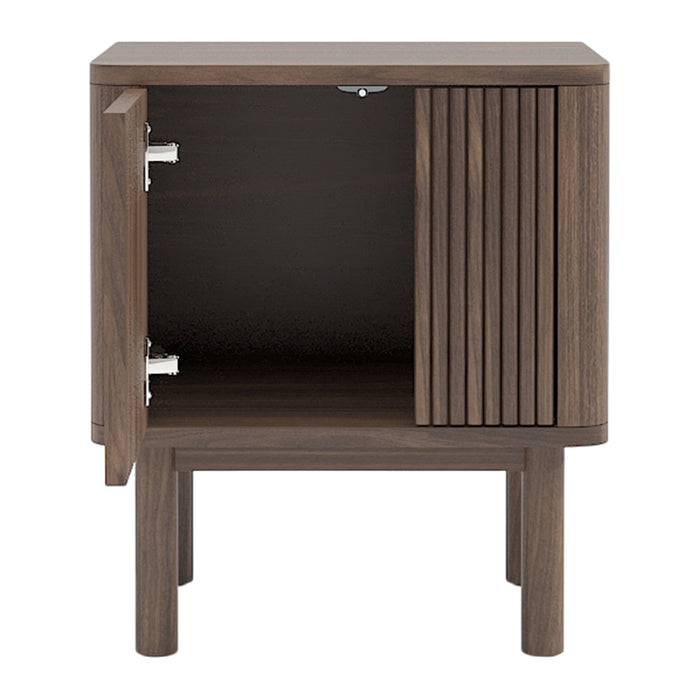 by fonQ Brux Nachtkastje - Walnoot