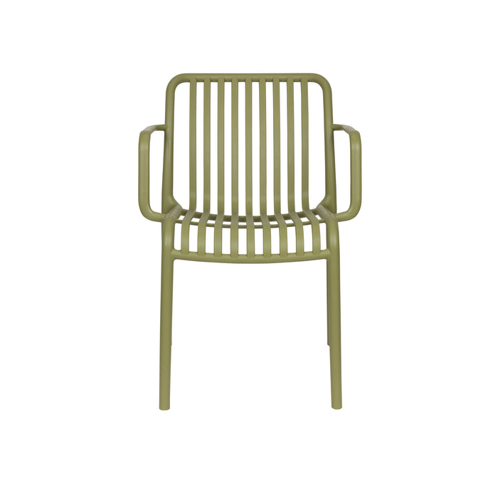 Housecraft Living Mante Tuinstoelen Groen - Set van 4