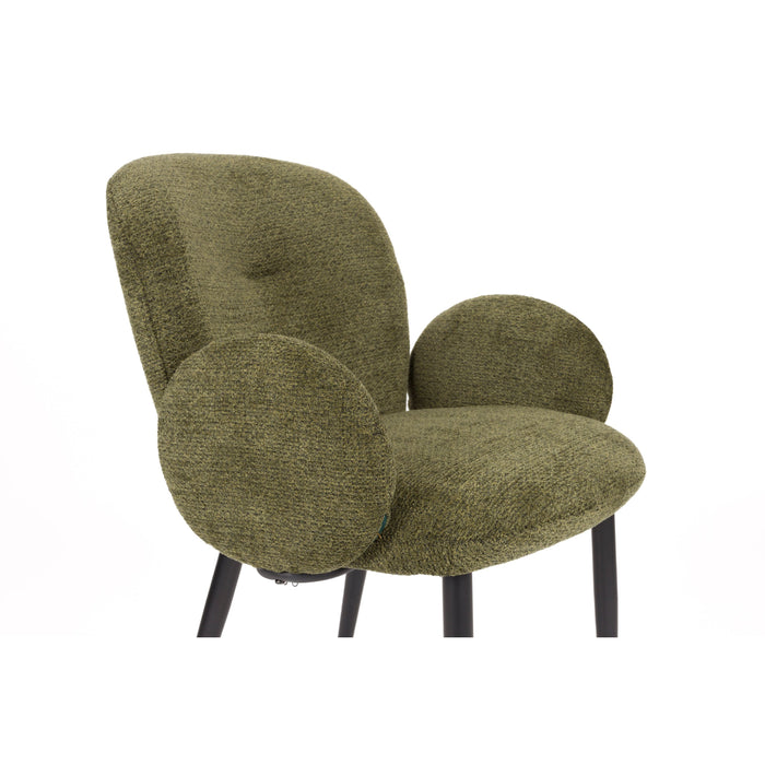 Housecraft Living Alaz Eetkamerstoelen Groen - Set van 2