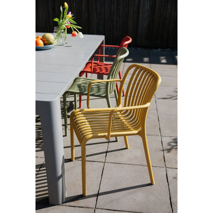 Housecraft Living Mante Tuinstoelen Geel - Set van 4