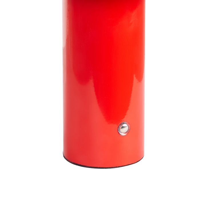 Beliani - BESOS - Tafellamp - Rood - IJzer