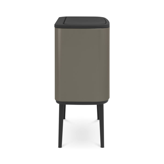 Brabantia Bo Touch Bin Afvalemmer 3 x 11 L - Platinum