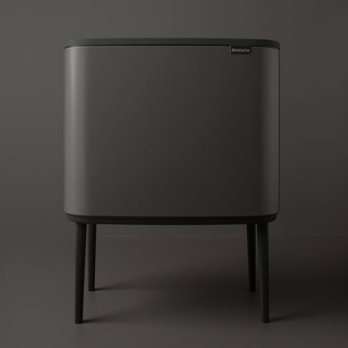 Brabantia Bo Touch Bin Afvalemmer 3 x 11 L - Platinum