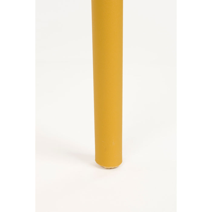 Housecraft Living Serra Tuinstoelen Kunststof Geel - Set van 4