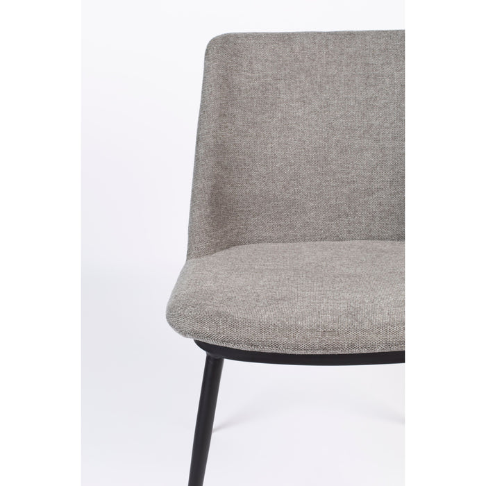 Housecraft Living Lionel Eetkamerstoelen Lichtgrijs - Set van 2