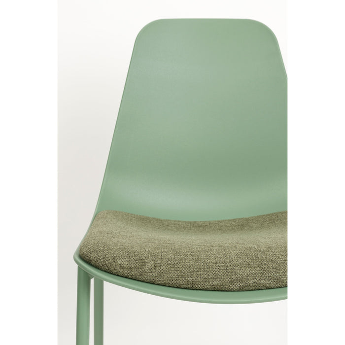 Housecraft Living Jeffrey Eetkamerstoelen Groen - Set van 4