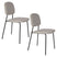 Housecraft Living Roos Eetkamerstoelen Licht Beige - Set van 2