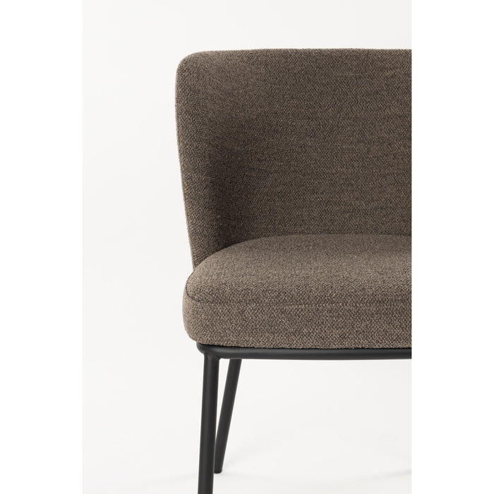 Housecraft Living Guus Eetkamerstoelen Bruin - Set van 2