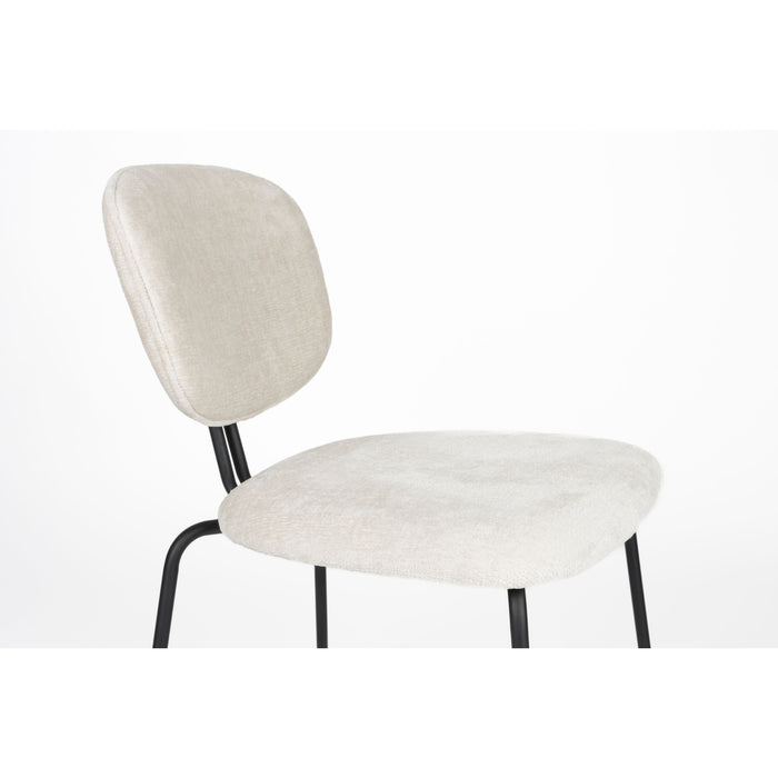 Housecraft Living Bouton Eetkamerstoelen Off White - Set van 2