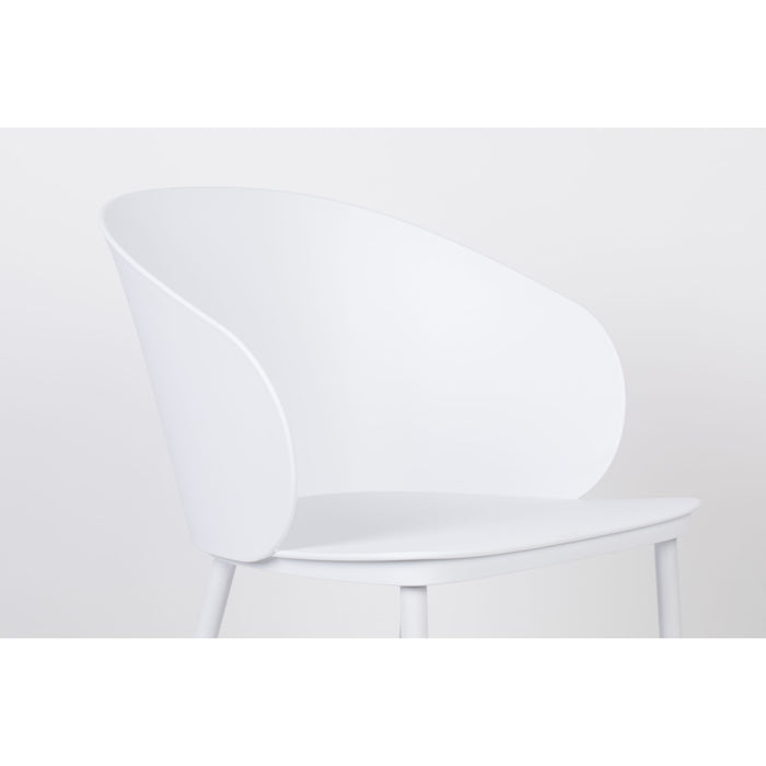 Housecraft Living Gigi Eetkamerstoelen Wit - Set van 2