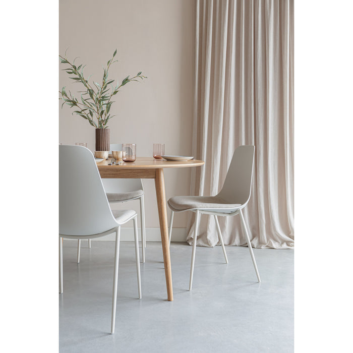 Housecraft Living Jeffrey Eetkamerstoelen Wit - Set van 4