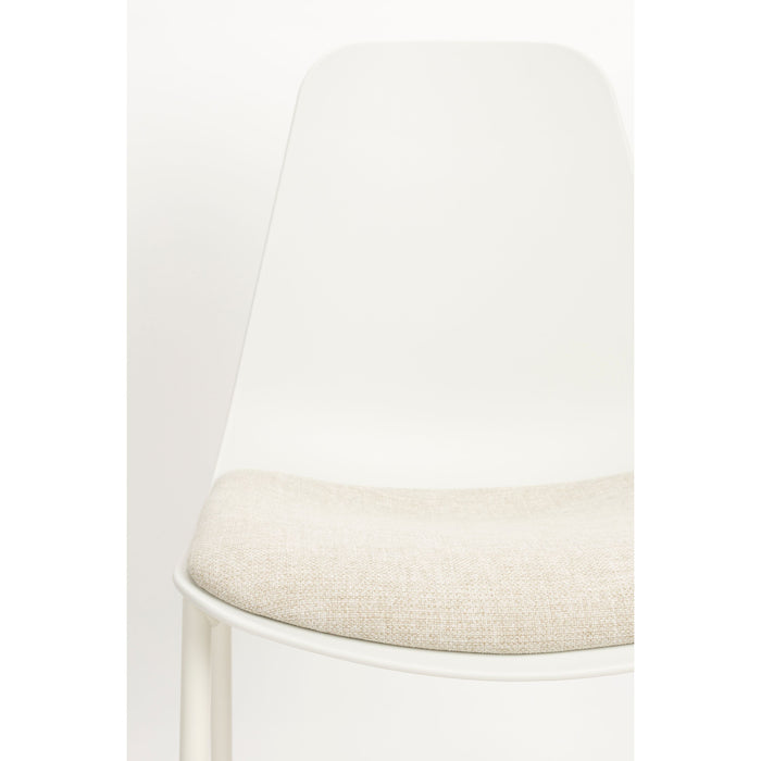 Housecraft Living Jeffrey Eetkamerstoelen Wit - Set van 4