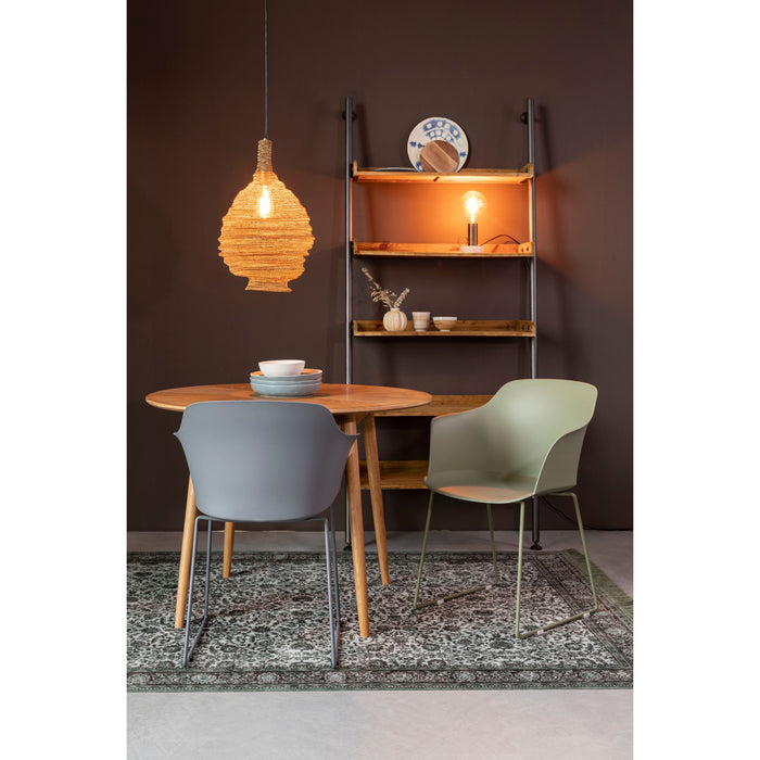 Housecraft Living Tango Eetkamerstoelen armleuning Grijs - Set van 2