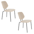 Housecraft Living Zelo Eetkamerstoelen Beige - Set van 2