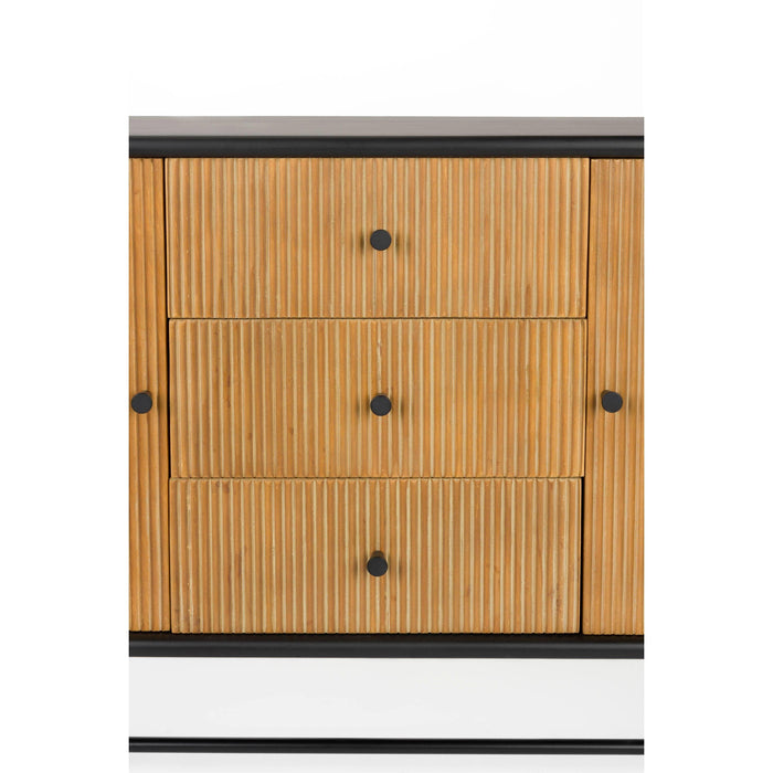 Housecraft Living Coztilla Dressoir Zwart| Bruin