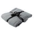 Dutch Decor plaid JOSEFIEN - 140x180 cm Charcoal Gray