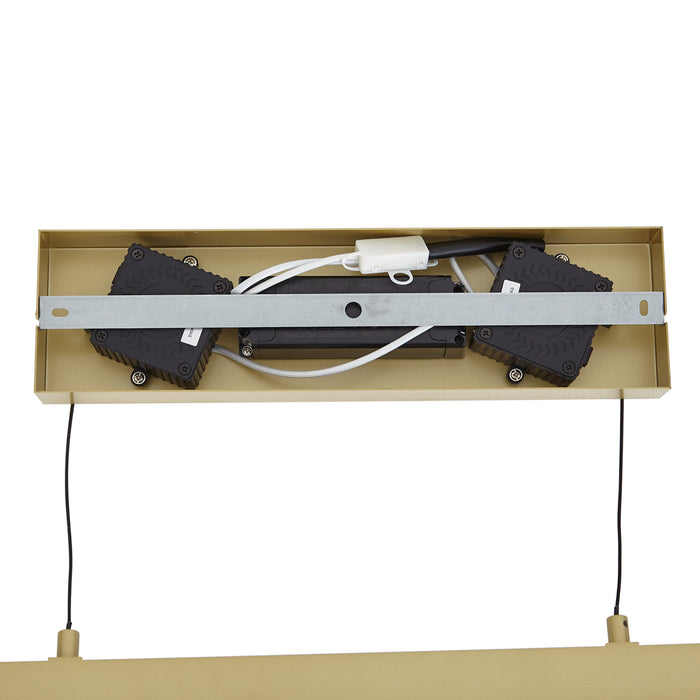 QAZQA Moderne hanglamp messing met helder glas - Catch