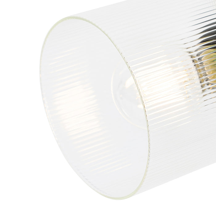 QAZQA Plafondspot goud met glas 4-lichts verstelbaar - Laura