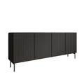 Meubella - Marajo - Dressoir - Zwart - 195 cm