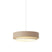 QAZQA Moderne hanglamp beige met naturel 50cm 3-lichts - Drum Duo