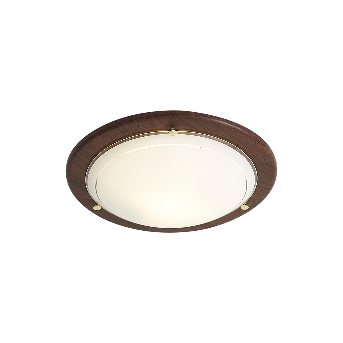 QAZQA Klassieke plafonnière rood met wit glas - Mesiac