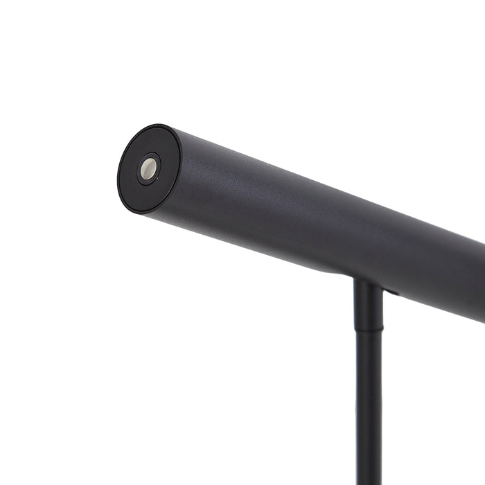 QAZQA Moderne tafellamp zwart incl. LED met touch dimmer - Neva