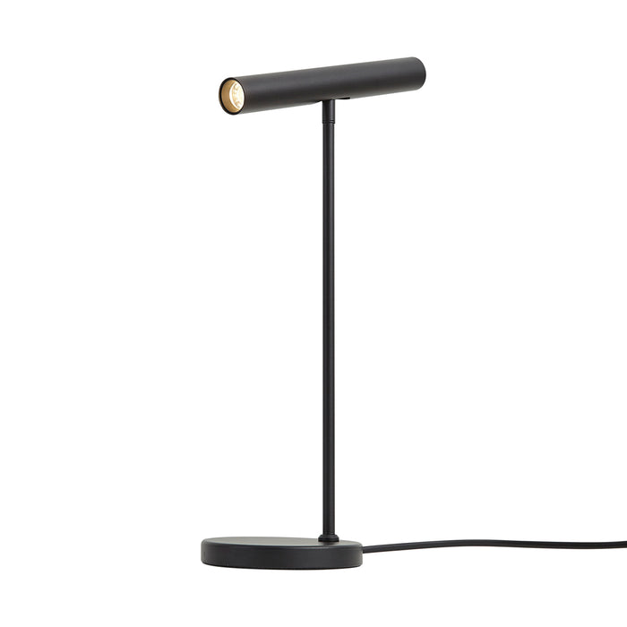 QAZQA Moderne tafellamp zwart incl. LED met touch dimmer - Neva