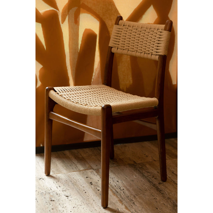 Dutchbone Cecile Stoel - Set van 2 - Bruin