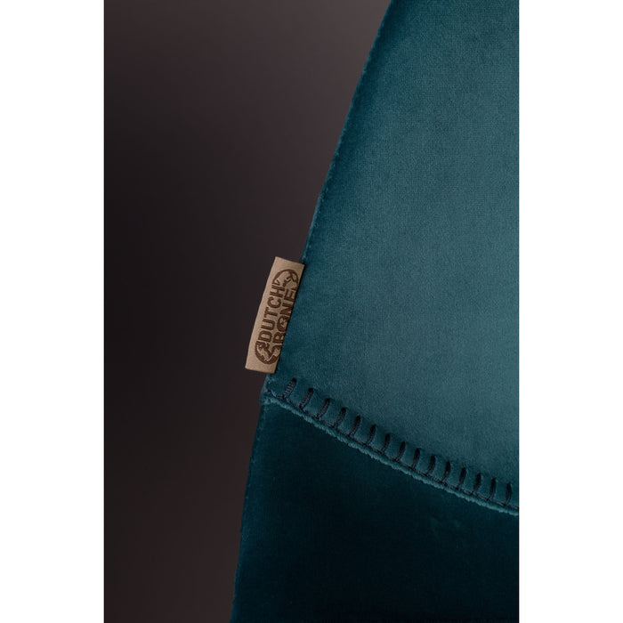 Dutchbone Franky Eetkamerstoelen  Blauw - Set van 2