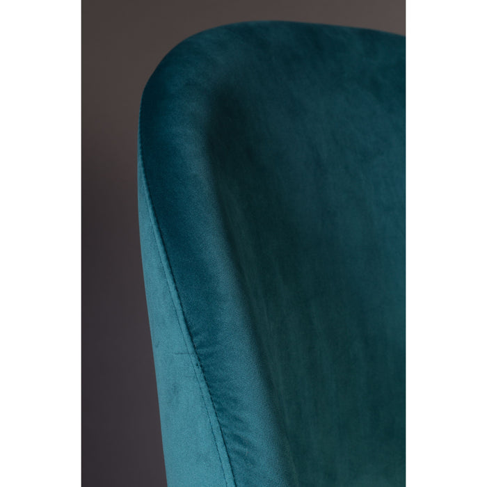 Dutchbone Barbara Eetkamerstoelen  Blauw - Set van 2