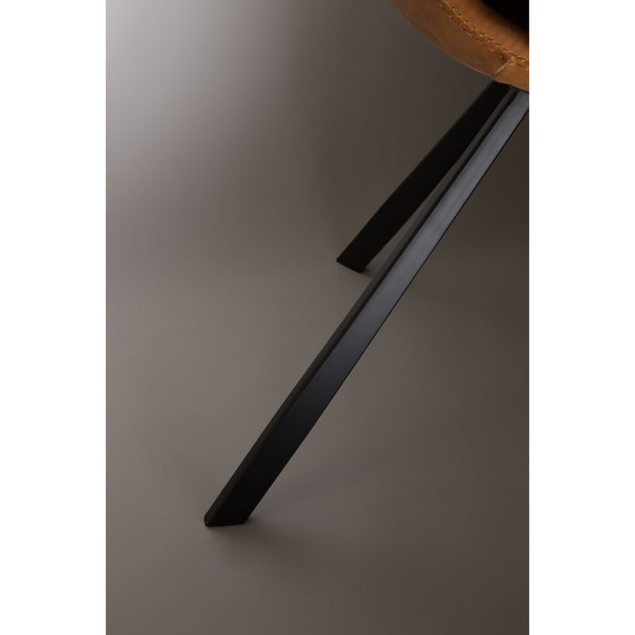 Dutchbone Franky Eetkamerstoelen  Bruin - Set van 2