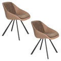 Dutchbone Wakefield Eetkamerstoelen  Beige - Set van 2