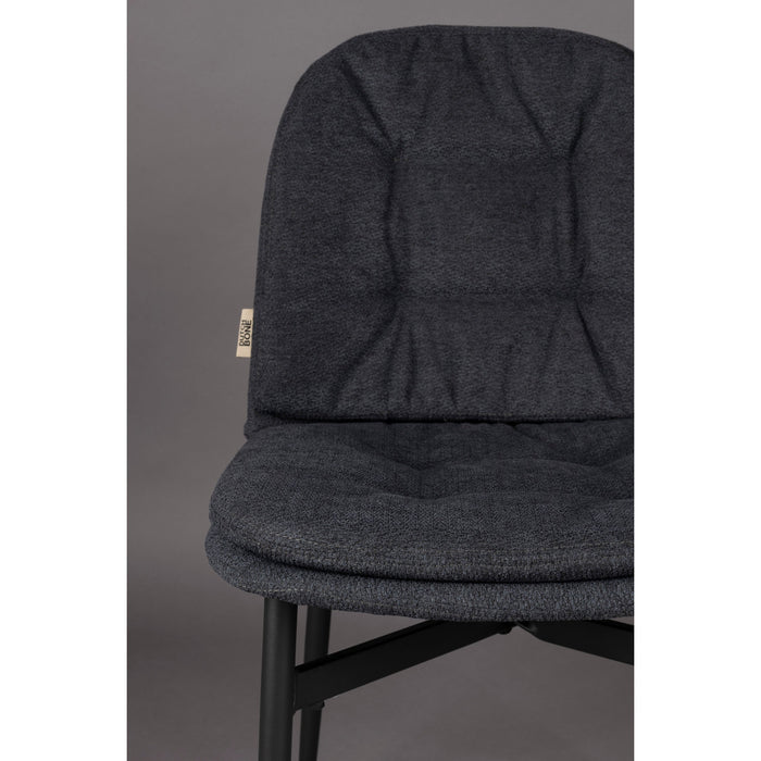 Dutchbone Jade Eetkamerstoelen  Blauw - Set van 2